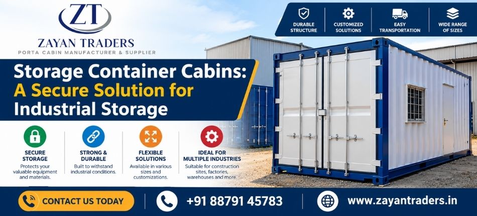 Storage Container Cabin in Thane | Zayan Traders