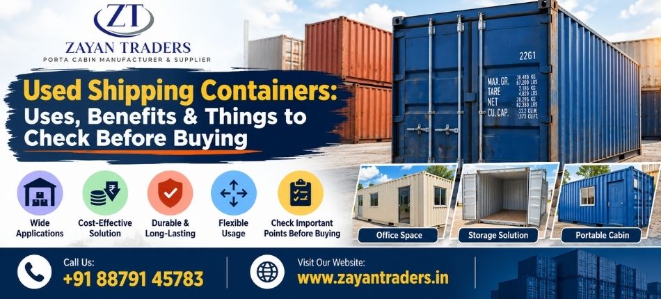 Used Shipping Container in Thane | Zayan Traders